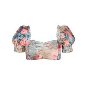 NWT Selkie Chateau Paper Babydoll Bikini Top in S